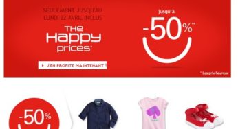 Okaïdi – Obaïbi jusqu’à -50% et livraison gratuite en magasin Happy Prices
