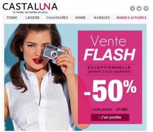 vente flash castaluna moitie prix avril