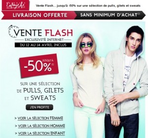 vente flash galeries lafayette