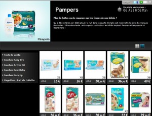 vente privee Pampers