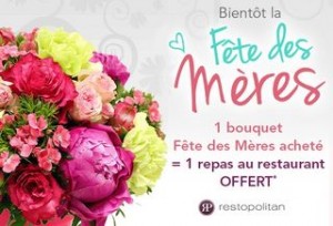 1 resto gratuit pour 1 bouquet achete rueducommerce