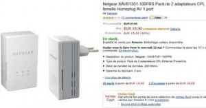 2 adaptateurs CPL Netgear pour moins de 20 euros