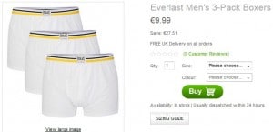 Promo boxers Everlast