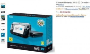 300 euros Console Nintendo Wii U 32 Go Pack Premium Nintendo Land 