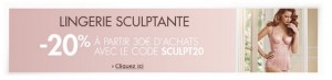 Code promo lingerie sculptante Amazon