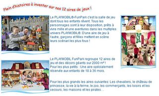 Entrée gratuite FunPark PLAYMOBIL (pour 2 adultes/2 enfants jusqu’au 31 aout)