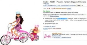 PROMO Barbie Tandem Skipper et Chelsea moins de 20 euros