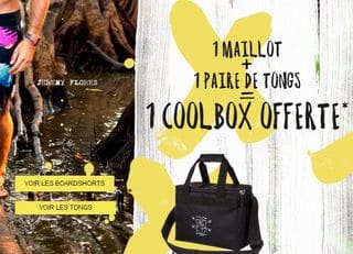QuickSilver : Un sac isotherme gratuit pour l’achat maillot bain + paire de tong