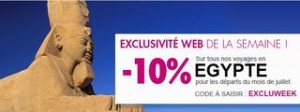 Séjour Egypte Marmara : code promo -10%