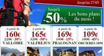 Séjour Valfrejus 7 nuits en juillet à moitié prix (+ autres promos Montagne)