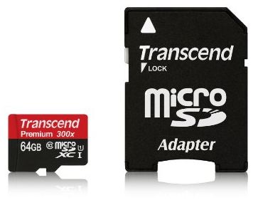 Moins 20€ la carte 64 Go Micro SDXC Transcend Classe 10 – Quantité limitée