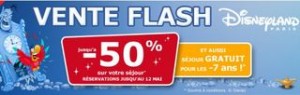 VENTE FLASH DISNEY LAND SEJOUR