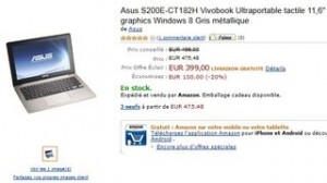 Vente flash Asus Ultraportable tactile 11,6" à moins de 400 euros