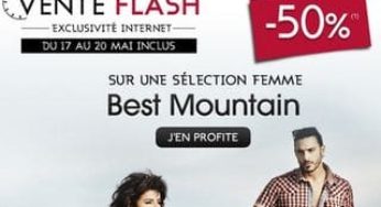 Moins 50% sur Best Mountain – Vente flash