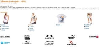 -20% sur les vêtements de sport /code promo Amazon