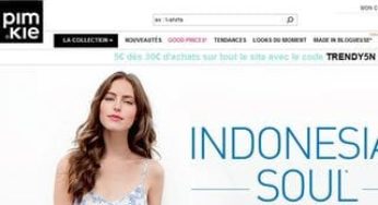 Pimkie : 5 euros de réductions immédiates dès 30 euros d’achats