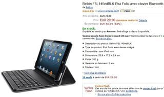 vente flash Belkin clavier + étui pour iPad mini