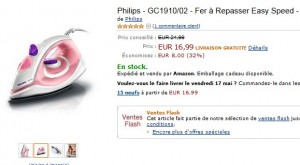 vente flash Philips Easy Speed 