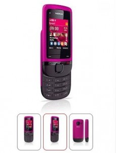 vente flash nokia C2-05 rose ORANGE