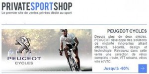 vente privee Peugeot cycles