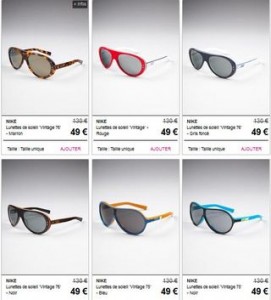 vente privee lunettes soleil NIKE