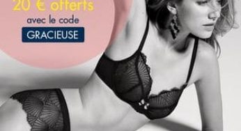 20 euros de réductions sur l’achat d’une parure Lou (jusqu’à minuit)