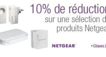 CPL, Répéteurs, Réseau… Netgear : code promo moins 10%