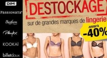 Déstockage Lingerie de marque – AUCHAN