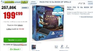 PROMO PS3 BOOK OF SPEELS CDISCOUNT