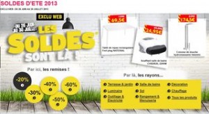 SOLDES Leroy Merlin jusqu’à moins 60% (exclu internet)