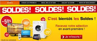 Soldes Boulanger été 2013