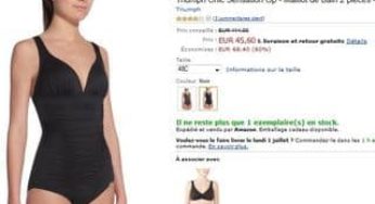 Soldes Maillot de Bain Triumph Chic Sensation 45 euros au lieu de 114 euros (port inclus)
