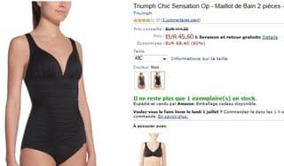 maillots de bain triumph soldes