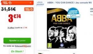 VENTE FLASH ABBA JEU WII