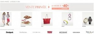 Vente privée Amazon : code promo moins 40%