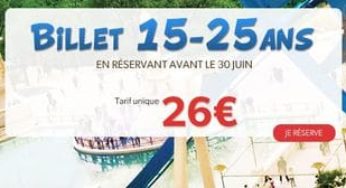 Parc Asterix : billet 15-25 ans à 26 euros au lieu de 38 euros (21, 24, 25, 27, 28 juin / 1, 2, 4, 5 juillet)