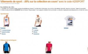 Derniers jours : code promo -20% T-shirts, shorts, vêtements de sport… Amazon