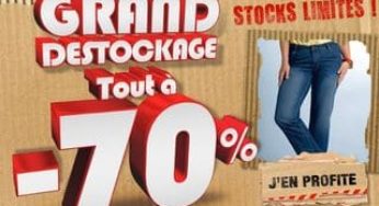 Déstockage Daxon : moins 70% sur tout
