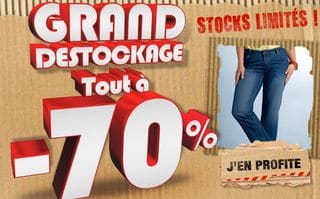 Déstockage Daxon : moins 70% sur tout