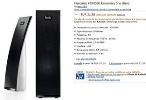 enceinte hercules amazon