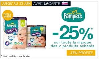 promo monoprix Pampers