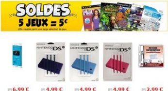 5 jeux vidéo ou accessoires pour 5 euros – CDiscount SOLDES