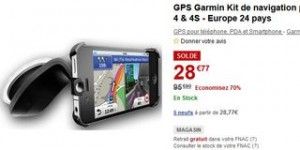 soldes kit gps Garmin iPhone