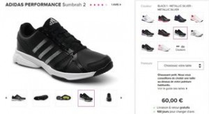 Adidas Sumbrah 2 noire sarenza