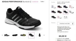 27 euros Chaussures femme Adidas SUMBRAH 2 au lieu de 60 euros (livraison gratuite)