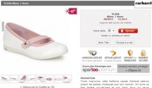 Soldes ballerines Cacharel à moins 60%