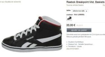 18 euros Baskets Reebok Breakpoint Mid (du 27 au 34) / au lieu de 50 euros – livraison gratuite