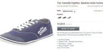 15 euros les baskets The Cassette Eighties au lieu de 55 € (livraison gratuite / plusieurs modèles) – encore dispo