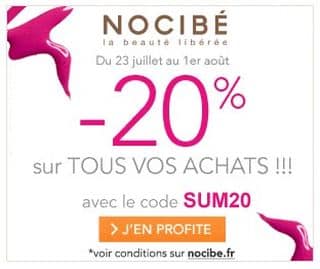 Bon plan Parfum : -20% sur vos achats chez Nocibé (code promo)