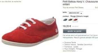 De 13 à 19 euros les Chaussures Petit Bateau au lieu de 46 – 64 euros (livraison gratuite)
